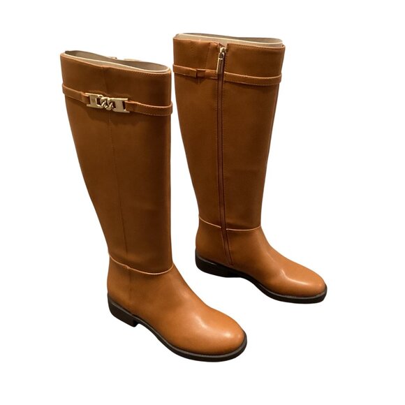 Bandolino Womens ROMI Knee HIgh Boots Size 5 NWB Natural Leather - Picture 5 of 8